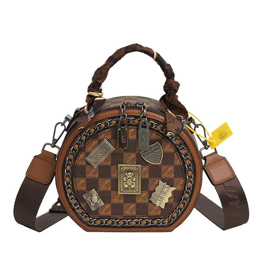 Round Crossbody Bag™ - Stylish and Durable Leather Bag